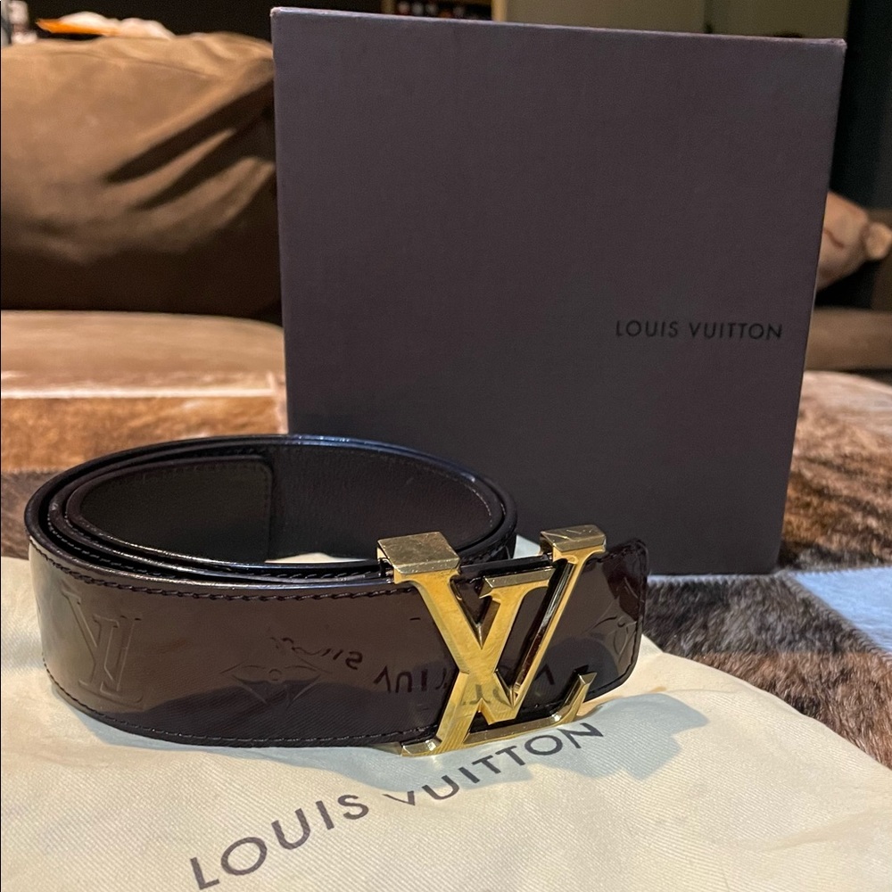 Louis Vuitton Patent Leather belt